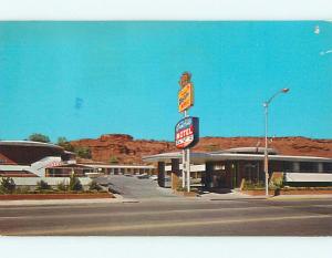 Pre-1980 OLD CARS & WITTWER'S CORAL HILLS MOTEL St. Saint George Utah UT s7848