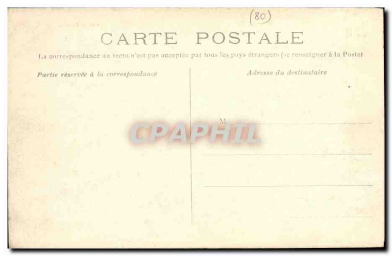 Old Postcard Cayeux Sur Mer Lighthouse Street