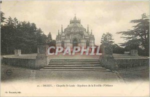 Old Postcard Dreux Chapelle St Louis Sepulture of the Orleans Family