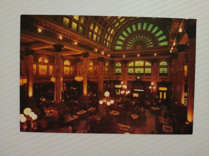 VTG Postcard Grand Concourse Landmarks Building Station Square Pittsburgh PA 731