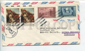 448171 USA 1975 year real posted to East Germany GDR COVER