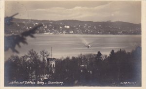 Germany Ausblick auf Schloss Berg und Starnberg 1926