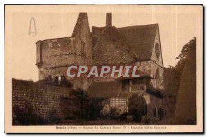 Old Postcard Senlis Oise Ruins of Chateau Henry IV Gallo-Roman enclosure