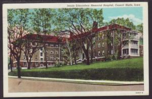 Jennie Edmundson Memorial Hospital,Council Bluffs Postcard 