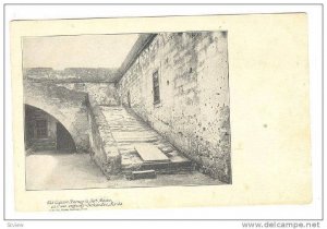 Old Coquina Stairway In Fort Marion, St. Augustine, Florida, 1900-1910s