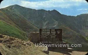 Forest Service - Loveland Pass, Colorado CO  