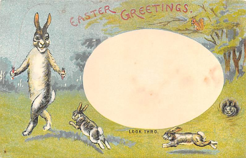 Easter Greetings Transparencies Unused 