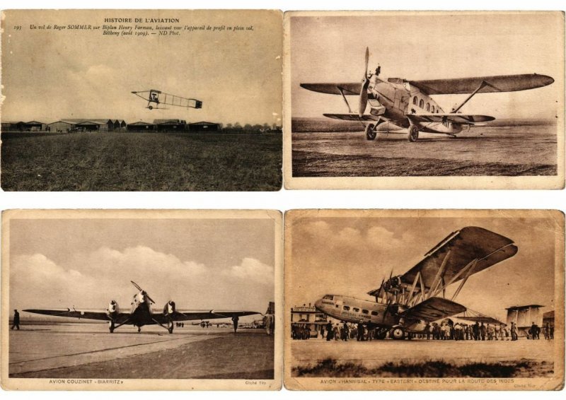 AVIATION, AIRCRAFT, AÉROPLANE 28 CPA Mixed Condition Mostly Pre- 1940