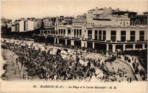 CPA BIARRITZ - La Plage et le Casino Municipal (450450)