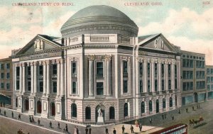 Vintage Postcard 1910's Cleveland Trust Company Building Cleveland Ohio A. C. B.