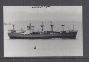 BLUE STAR LINE  WASHINGTON STAR , REPRINT, plain reverse.