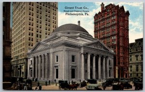 Philadelphia Pennsylvania c1910 Postcard Girard Trust Company Bank Building