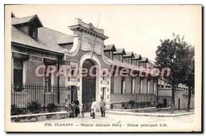 Old Postcard Clamart military hospital Percy Main entrance