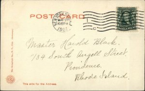 New York City Fire Fighters Rotograph G94b c1905 Postcard