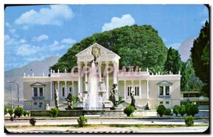 Old Postcard La Fuente of the Siete Regiones Frente a la Escuela de Medicina ...