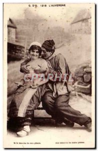 Fantasy - Couple - L & # 39Auvergne - Erotic - Old Postcard