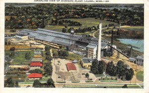 Laurel, MS Mississippi  MASONITE PLANT  Factory Bird's Eye View  1947 Postcard