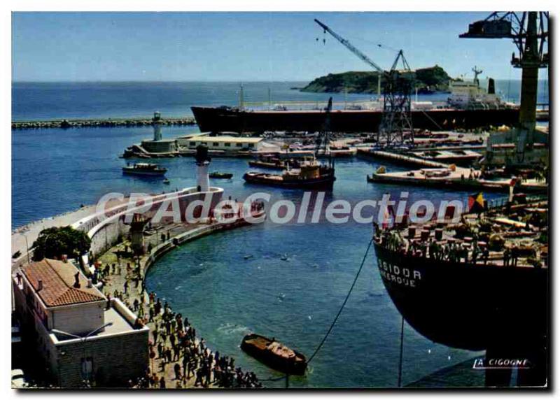 Modern Postcard La Ciotat The Miss Berouard And The New Port