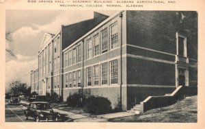 Vintage Postcard Bibb Graves Hall Agricultural Mechanical College Normal Alabama