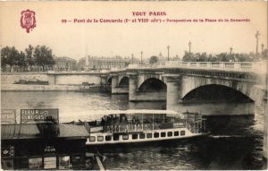 CPA AK Tout Paris - 99 - Pont de la Concorde, 1e et 8e (75971)