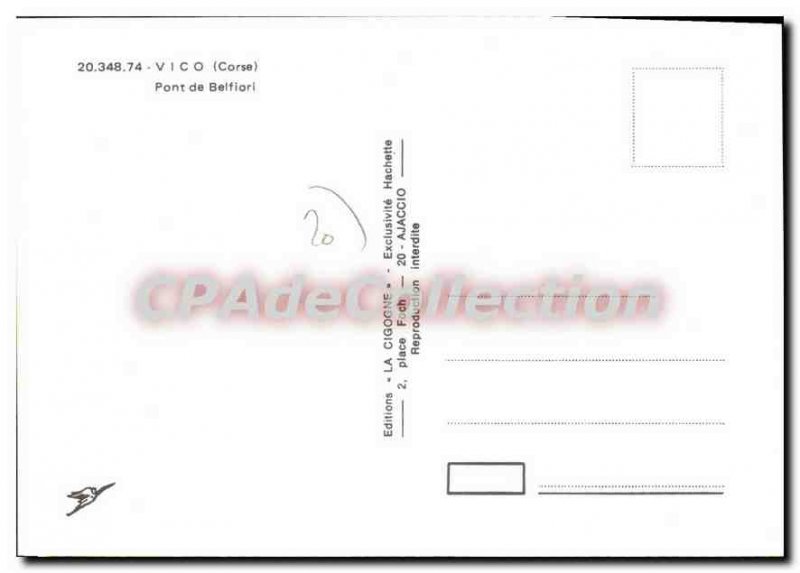 Modern Postcard Pont De Vico Belfiori
