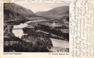 Glenwood Springs Colorado On Colorado Midland Railway, Undivided Back PC U8465