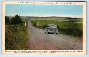 Magnetic Hill Moncton New Brunswick CANADA Postcard