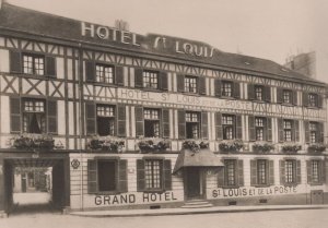 Hotel Saint-Louis Et De La Poste Autun Le Romain RPC Postcard