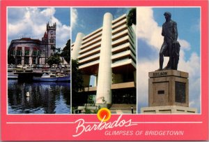 Glimpses of Bridgetown Barbados Postcard PC545