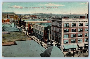 Hammond Indiana IN Postcard Bird's Eye View Of Residence Section Look North 1911