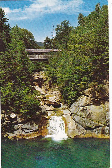 Sentinel Pine Bridge At Flume Franconia Notch White Mountains New Hampshire