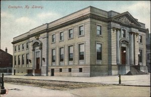 Covington Kentucky KY Library c1910 Postcard