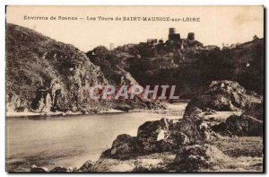 Roanne - Tours of Saint Maurice sur Loire - Old Postcard