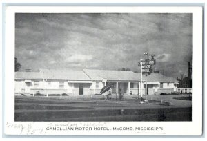 c1950 Exterior View Camellian Motor Hotel McComb Mississippi MS Vintage Postcard