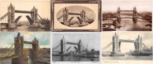 lots3 uk lot 35 ppc collection london tower bridge all pre 1930