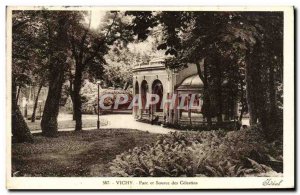 Old Postcard Vichy Park and Source of Celestins