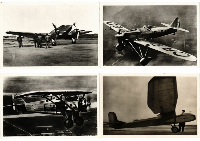 AIRCRAFT, AVIATION 48 Vintage Postcards Mostly Pre-1940 (L2759)