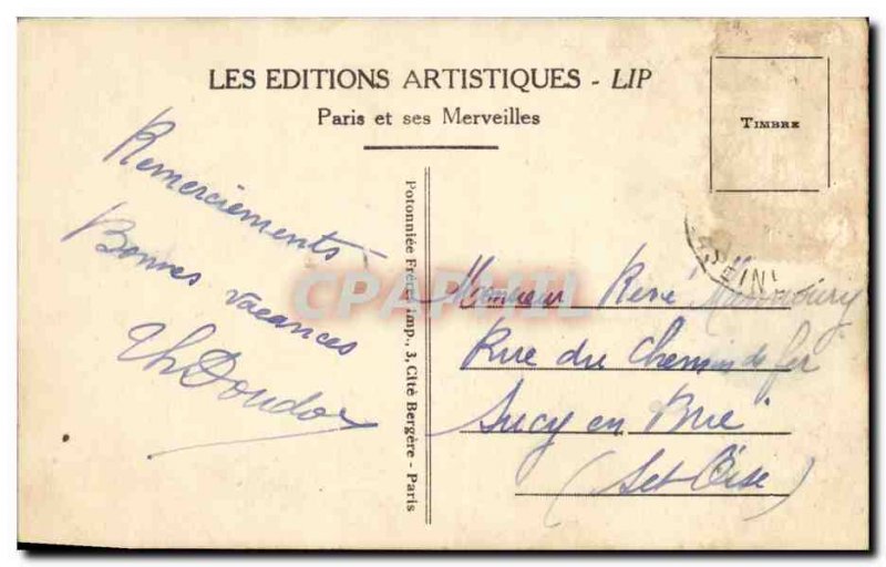 Old Postcard Paris Bourse