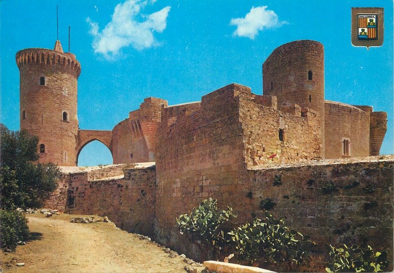 Postcard Europe Spain Mallorca Palma Castillo de Bellver 