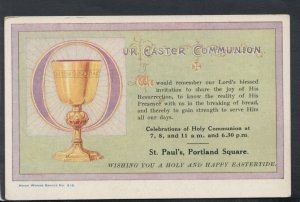 Greetings Postcard - Our Easter Communion, St Paul's, Portland Square T5726