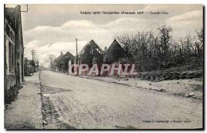 Postcard Old Lagny after I & # 1918 German Grand Street 39Occupation Army