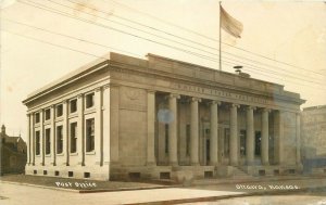 1915 Post Office Ottana Kansas RPPC Photo Postcard 10660