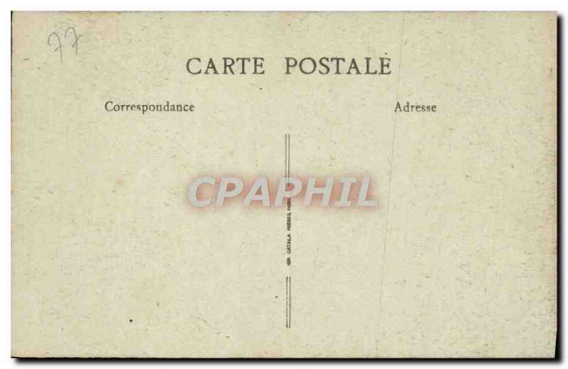 Old Postcard Egreville Interior L & # 39Eglise