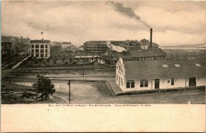 Vtg 1900-10 Postcard E St. View From Elevator - Gulfport, Mississippi . 