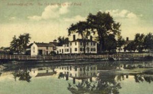 The Old Mill Bridge & Pond in Kennebunkport, Maine