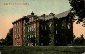 Hackensack NJ High School c1910 Vintage Postcard