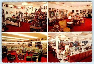 MADISON, Wisconsin WI ~ Interior STEVENS HOUSE OF GIFTS 1973 - 4x6 Postcard