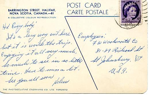 Canada - Nova Scotia, Halifax. Barrington Street