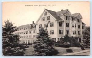 KENNEBUNKPORT, ME Maine ~ NOMANTON HOTEL c1940s Roadside York County Postcard