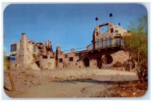 c1940 Mystery Castle Mirage-Like Castle Native Stones Phoenix Arizona Postcard